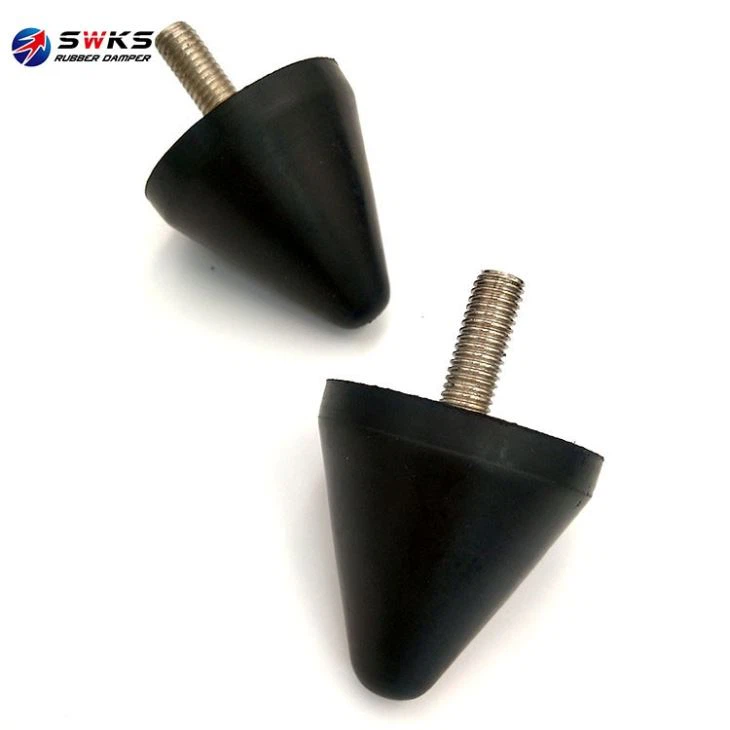 Thread Stud Conical Rubber Bumper M10*28 50*50